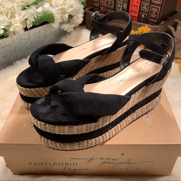 Free People Shoes - NEW Free People Sabine Vegan Loom Wedge